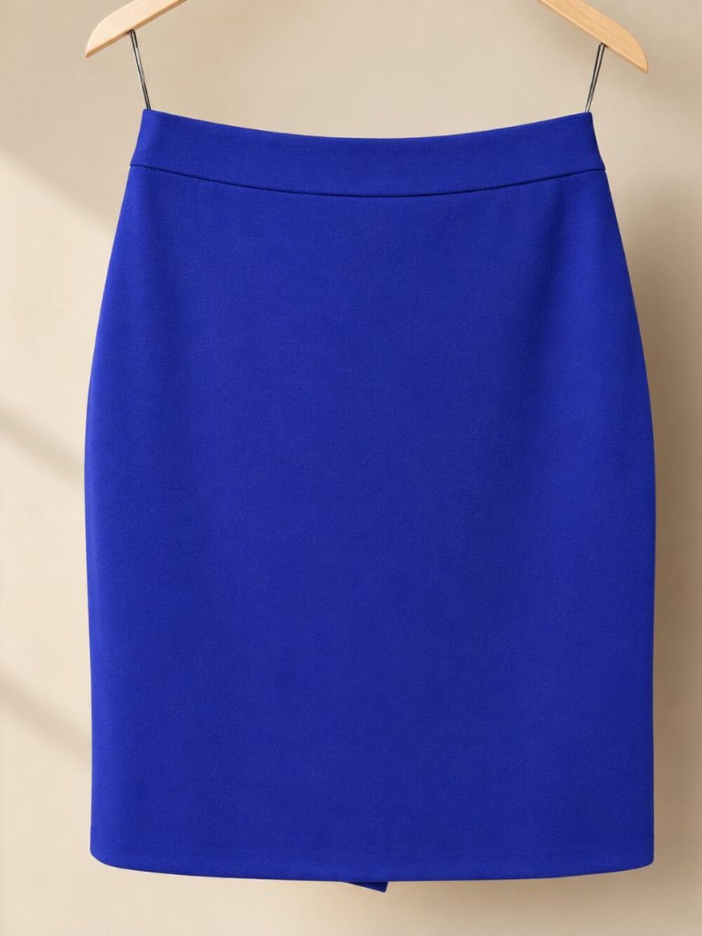 Kate Spade Judy A-Line Skirt Size 6 Deep Indigo Zip Back Cotton Blend